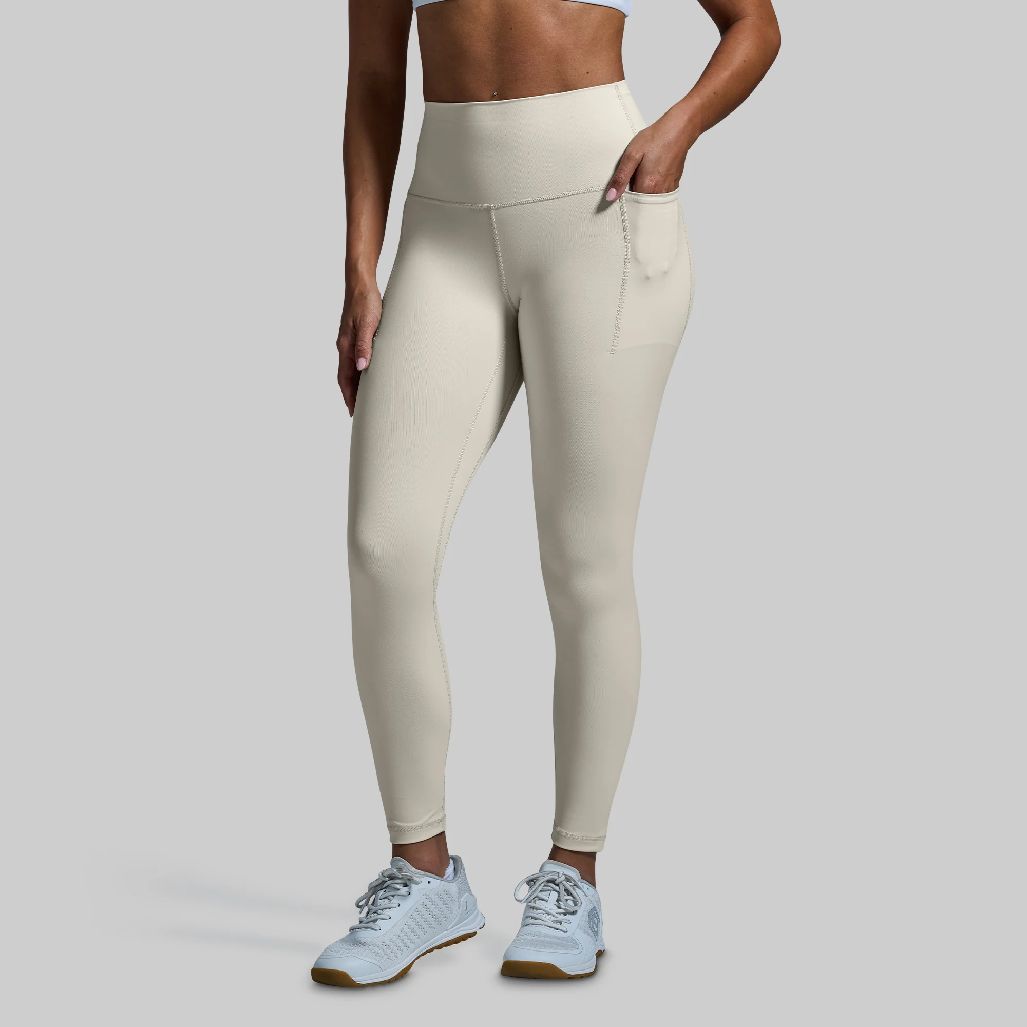 Your Go To Legging w/ Pockets 2.0 (Oatmeal)